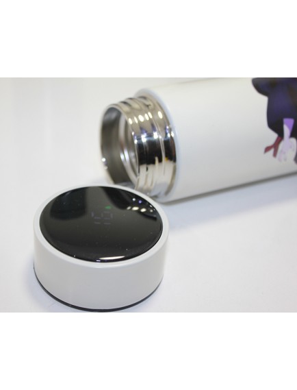 Anime Baskılı Dijital Göstergeli Termos 500 ml Model 1