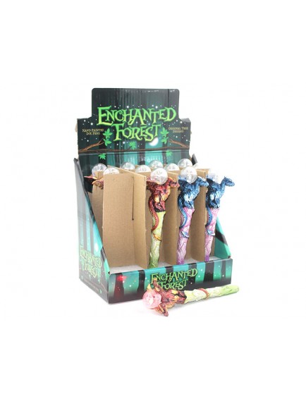 Dragonlu Polyester Işıklı Tükenmez Kalem