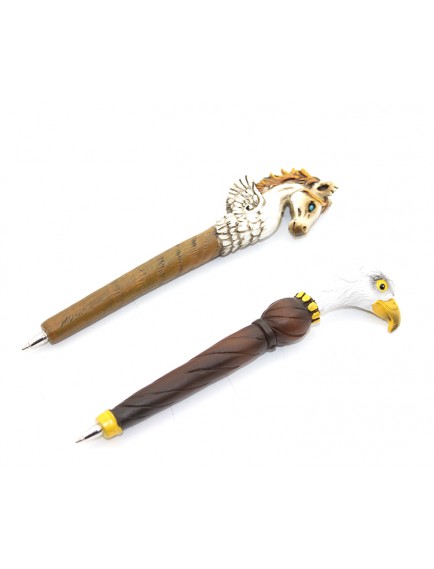 Kartal Ve Unicorn Polyester Tükenmez Kalem