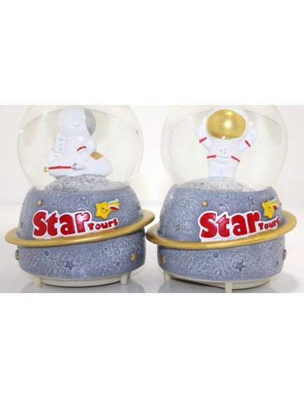 Kar Küresi Işıklı Müzikli 13 Cm