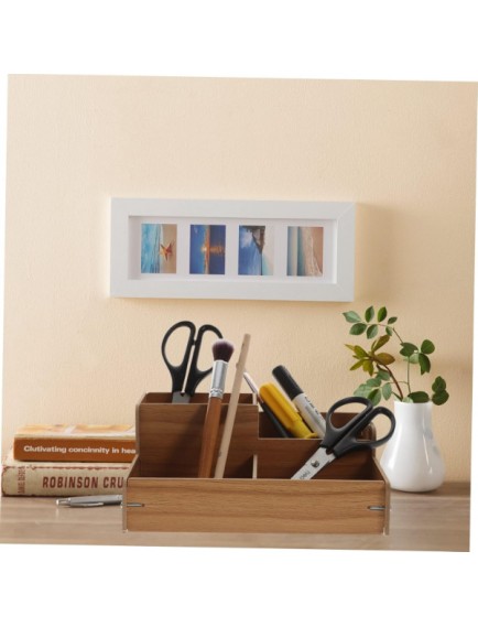 Ahşap Masa Üstü Düzenleyici Kutu