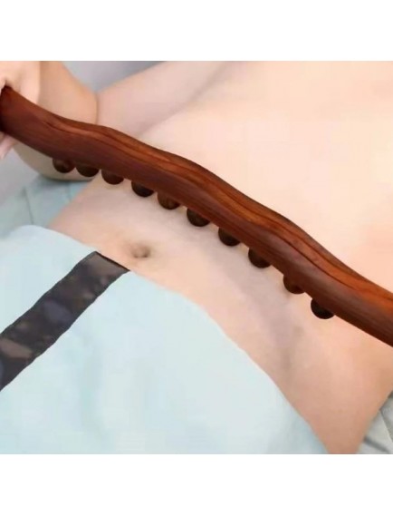 60 cm Doğal Ahşap Masaj Sopası