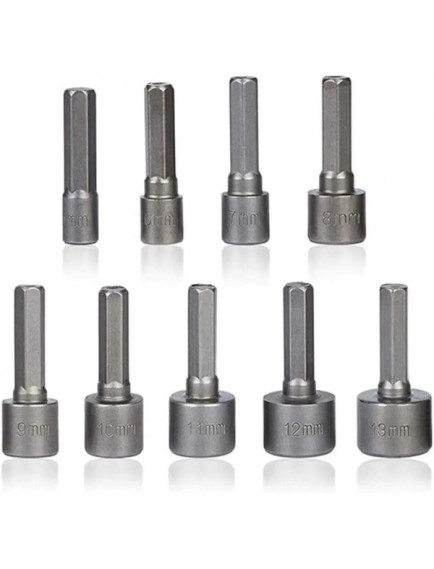 9 Parça Manyetik Somun Adaptörü
