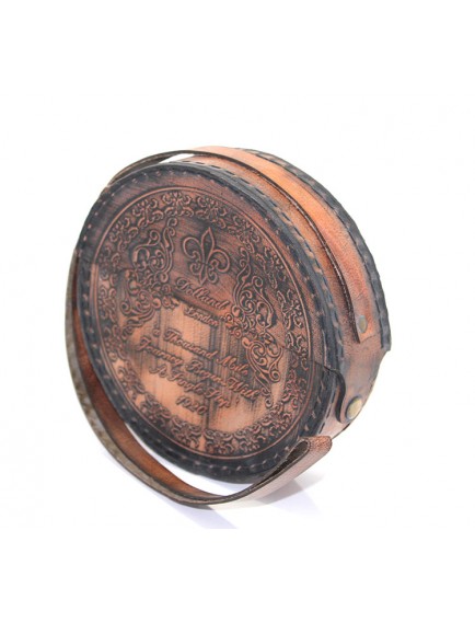 Deri Kılıflı Pirinç Pusula