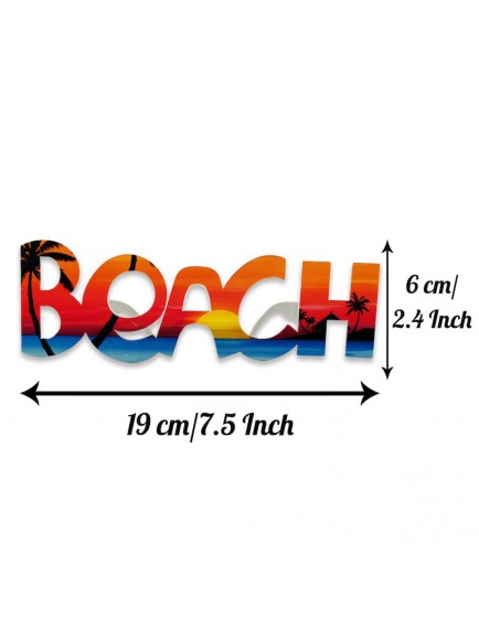 Beach Yazılı Parti Gözlüğü