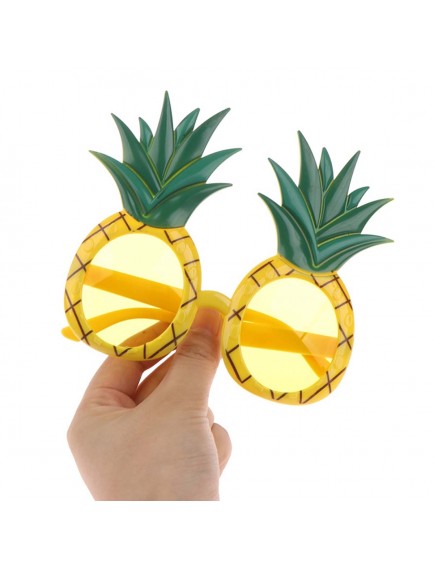 Tropikal Hawaii Ananas Şekilli Parti Gözlüğü