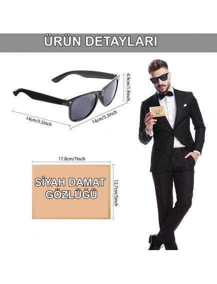 Damat Gözlüğü – Düğün ve Bekarlığa Veda Partisi Aksesuarı