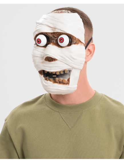 Sallanan Yaylı Oynar Gözlü Mumya Maskesi