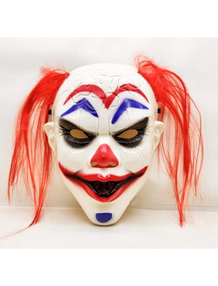 Kızıl Saçlı Joker Palyaço Maskesi