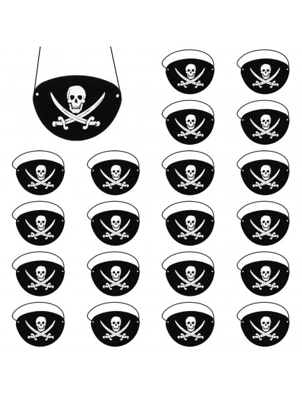 Vinleks Deri Korsan Göz Bandı Lastikli