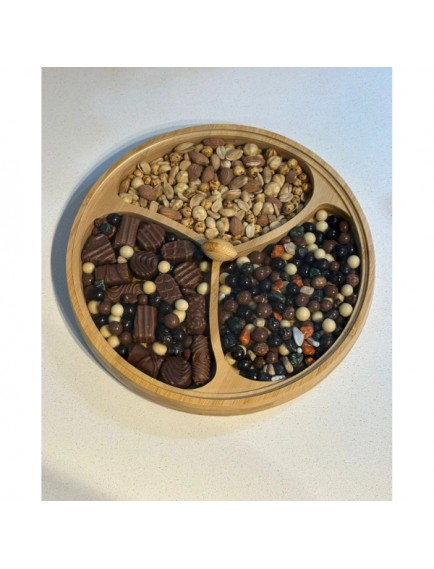 Kapaklı 3 Bölmeli Çerezlik