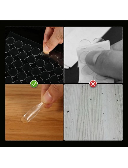 Çift Taraflı Yuvarlak Montaj Macunu 420 Adet