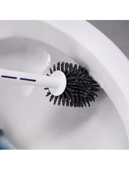 Deterjan Hazneli Silikon Tuvalet Fırçası