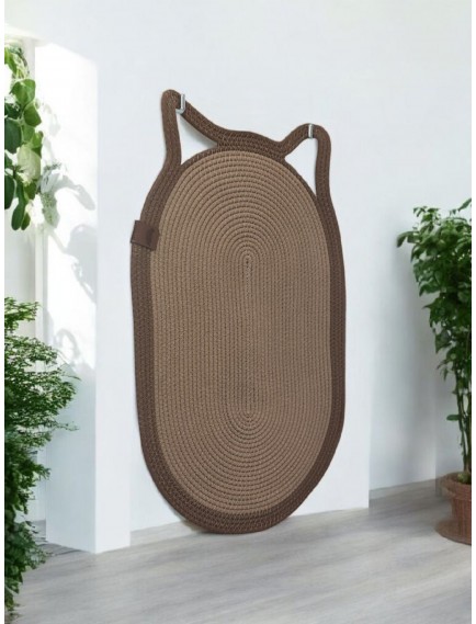 Mikopet Dekoratif Kedi Kulaklı Tırmalama Paspası