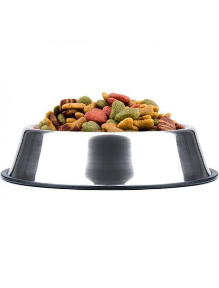 Paslanmaz Çelik Metal Mama Kabı 34 cm.