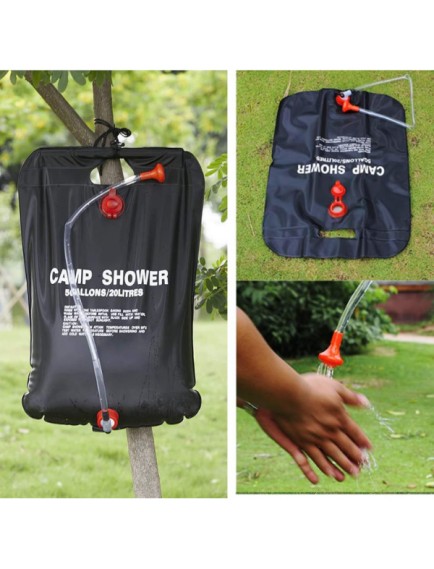 20 Litre Solar Isıtıcılı Kamp Duş Torbası