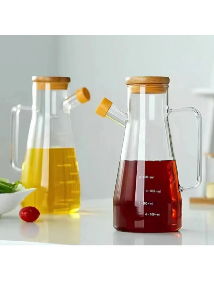 Standlı 2'li Cam Yağdanlık