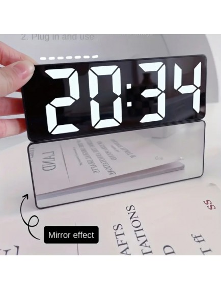 Dijital Sese Duyarlı Alarmlı Masa Saati