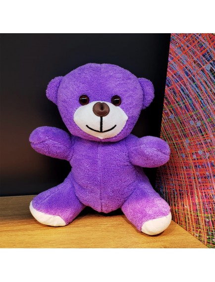 Mor Peluş Oyuncak Ayıcık