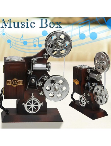 Film Makinesi Tasarımlı Müzik Kutusu