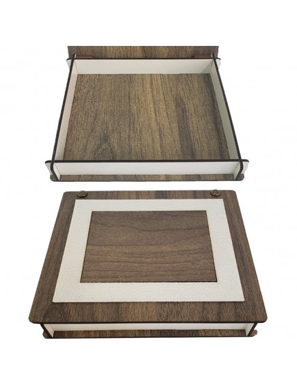 Ahşap Derili Hediye Kutusu