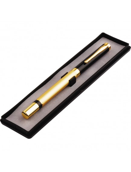 Kutulu Metal Roller Gold Siyah Kalem