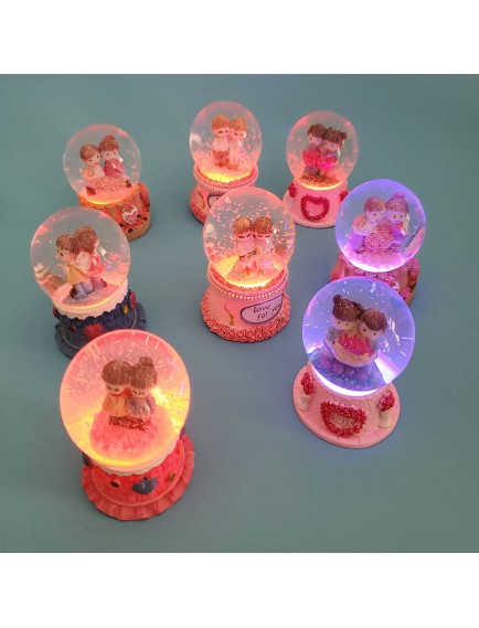 Işıklı Mini Kar Küreleri