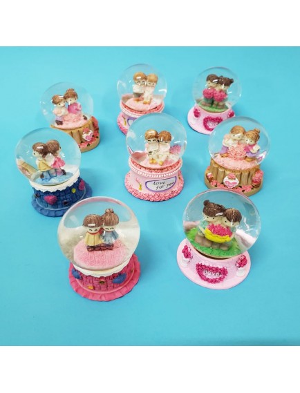 Işıklı Mini Kar Küreleri