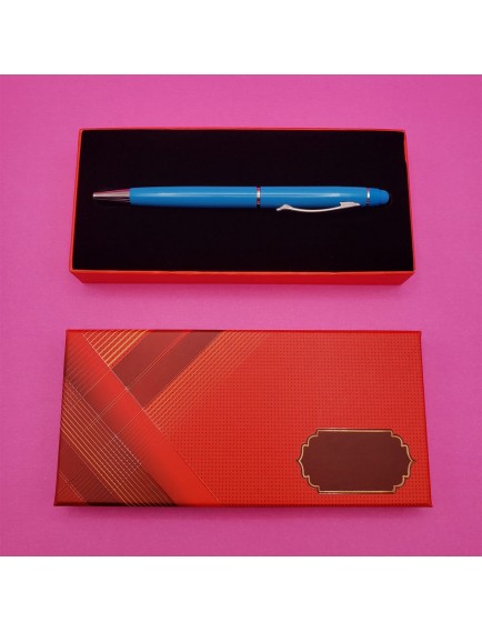 Kutulu Metal Turkuaz Kalem