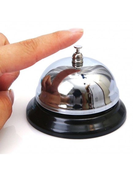 Gümüş Renk Metal Resepsiyon Zili