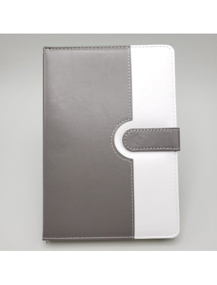 Tarihsiz Ajanda Defter Beyaz Gri Renk