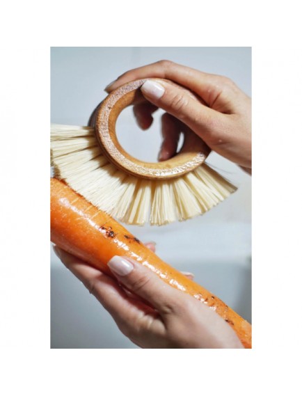 Ahşap Sebze Meyve Yıkama Fırçası