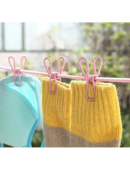 Taşınabilir Pratik Mandallı Çamaşır İpi