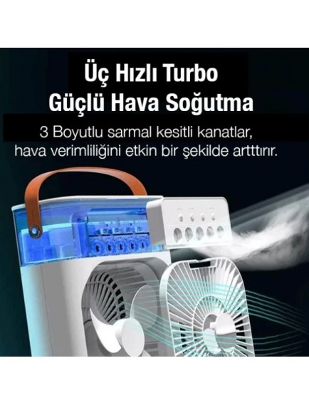 Su Hazneli Masa Vantilatörü