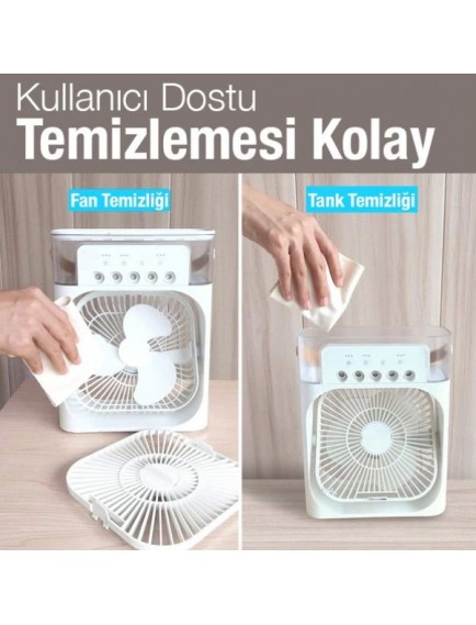 Su Hazneli Masa Vantilatörü