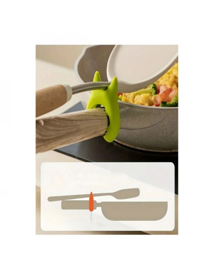 Silikon Tava Tencere Kaşık Tutucu