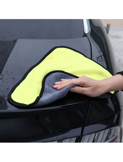 Yünlü Mikrofiber Araba Temizlik Bezi 50x70 cm