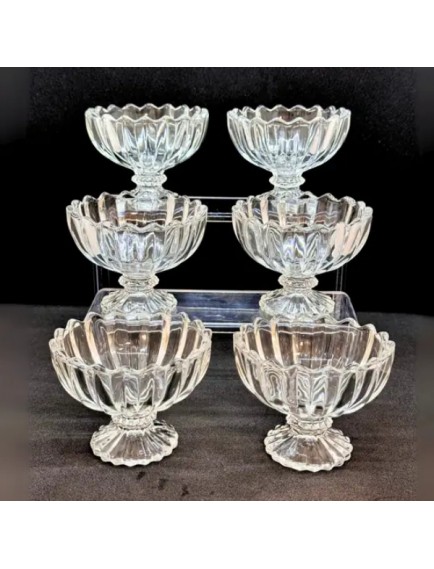 6'lı Kristal Çerezlik Seti