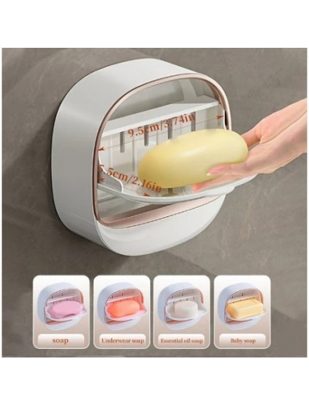 Drenaj Hazneli Kapaklı Katı Sabunluk