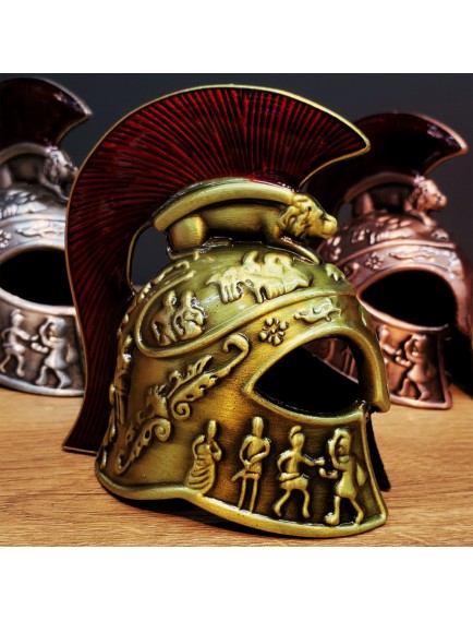 Metal Dekoratif Şövalye Miğferi