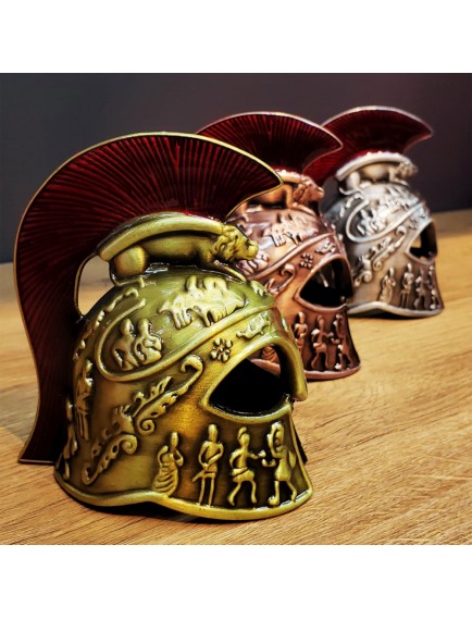 Metal Dekoratif Şövalye Miğferi