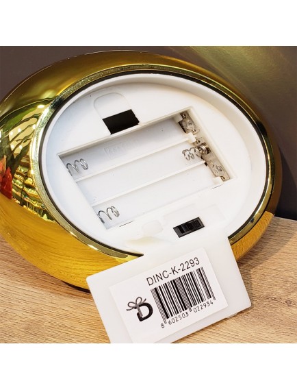 Dekoratif Gold Pilli Mum Lamba