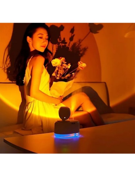 Gün Batımı Lambalı Hava Nemlendiricisi