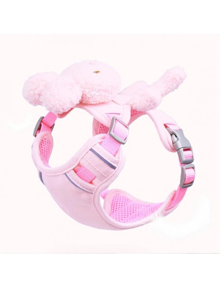 Evcil Hayvan Peluş Ayıcıklı Göğüs Gezdirme Tasması Set