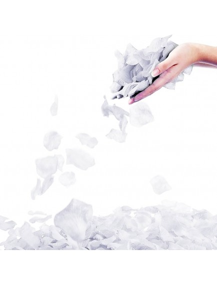 Beyaz Renk Gül Yaprağı - 1 Paket 100 Adet