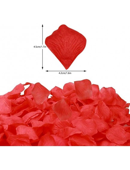 Kırmızı Renk Gül Yaprağı – 5 Paket 500 Adet