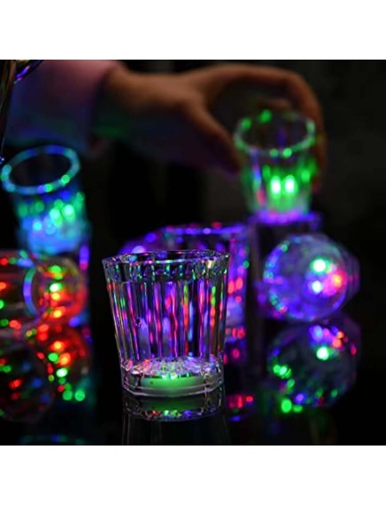 LED Işıklı Eğlence Bardak Seti 12 Adet