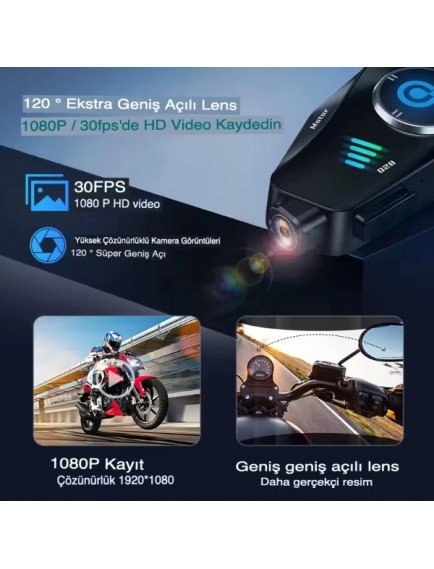 Q28 Kameralı Motosiklet Kask Kulaklığı