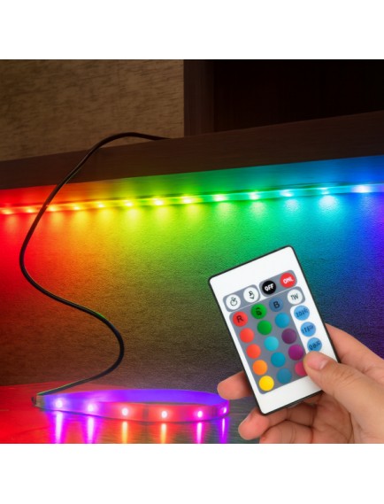 RGB Şerit 30 LED Kumandalı USB Bağlantılı