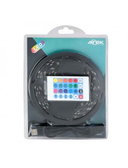 RGB Şerit 30 LED Kumandalı USB Bağlantılı